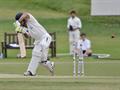 Umair bowled first ball.jpg
